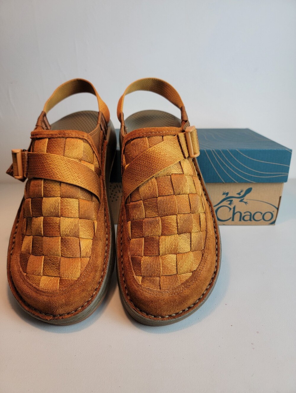 Chaco Canyon Woven Clogs Slip-On Sandal Men's 11M Hazy Harvest JCH110137Z - READ